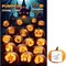 24 Styles Pumpkin Carving Stencils - Halloween Patterns & Templates